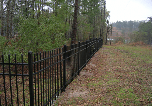 Virginia Woods Metal Fence photo